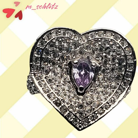 Camille Lucie Jewelry - NWT - Camille Lucie's Heart Halo Promise Ring - Size 9